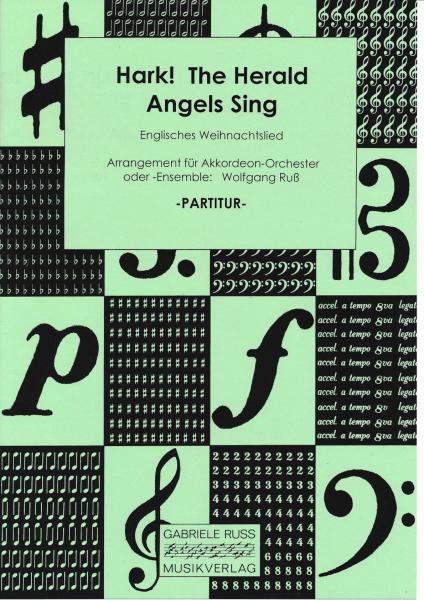 Hark! The Herald Angels Sing, Wolfgang Ruß, Akkordeon-Orchester, Akkordeon-Ensemble, englisches Weihnachtslied, Felix Mendelssohn-Bartholdy, Weihnachtskonzert, Christmas, leicht-mittelschwer, Akkordeon Noten, Cover
