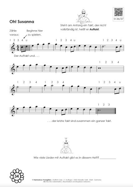 Harmonica-Youngsters, Kathrin Gass, diatonische Mundharmonika, Melody Star, Schulwerk, Lehrwerk, Mundharmonikaschule, Spielheft, mit Online-Material, sehr leicht, Mundharmonika Noten, Mundharmonika spielen lernen, Anfänger, für Kinder, Klassenmusizieren i