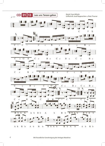 He Loui, spiel uns eins!, Loui Herinx, Peter Thurner, Josef Rupprechter, Steirische Harmonika, Griffschrift, Spielheft, Soloband, Harmonika-Virtuose, Lieblingsstücke, peppiger Oberkrainer-Style, Franc Mihelic, mittelschwer-schwer, für versierte Spieler, ​