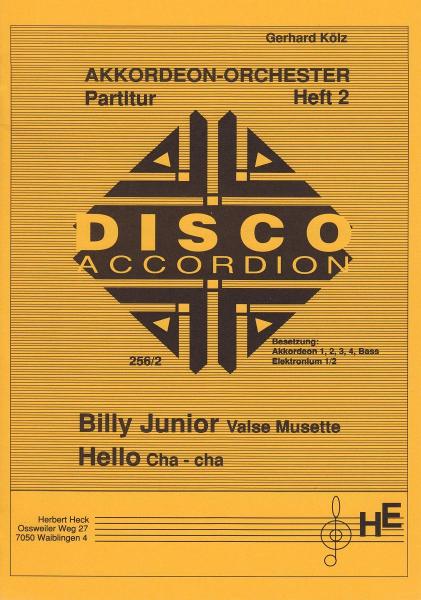 Disco Accordion 2, Gerhard Kölz, leicht, Akkordeon-Orchester, Akkordeon Noten