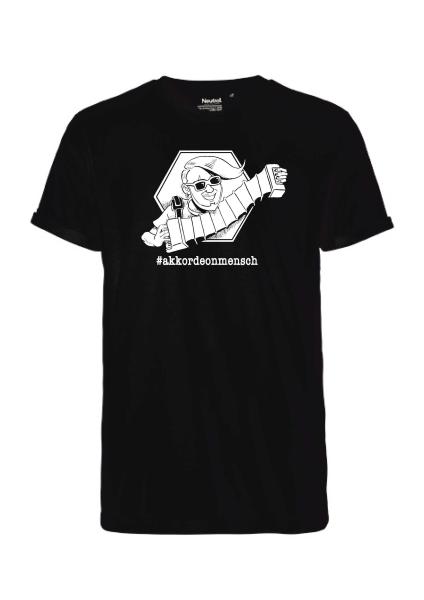 Akkordeonmensch T-Shirt Herren