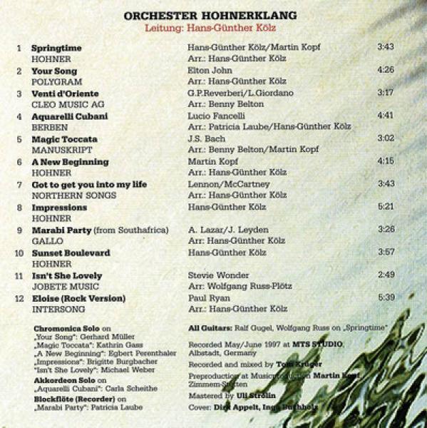 Impressions, Hans-Günther Kölz, Orchester Hohnerklang Trossingen, Rock, Pop, Classics