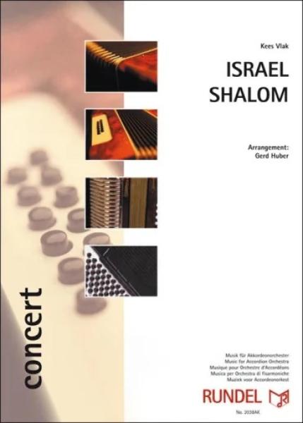 Israel Shalom, Kees Vlak, Gerd Huber, Akkordeonorchester, Rhapsodie, Konzertstück, mittelschwer-schwer, Mittelstufe, Wettbewerbsliteratur, Wertungstück, Wettbewerbsstück, Akkordeon Noten, Cover