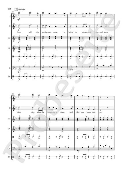 Wellerman, Janin Janke, Akkordeon-Orchester, Akkordeon-Ensemble, Traditional aus Neuseeland, alte neuseeländische Melodie, Folklore, mittelschwer, Easy-Stimme, Akkordeon Noten, Probeseite