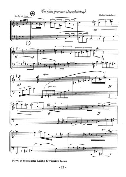 Perché domani?, Michael Außerbauer, Solo, Akkordeon, Akkordeon-Solo, Musiknoten für Akkordeon, Melodiebass MIII, mittelschwer-schwer, Originalkomposition