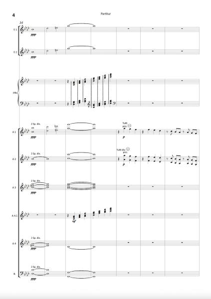 Romeo und Julia - Fantasie-Ouvertüre, Peter Tschaikowsky, Stefan Hippe, Akkordeon-​Orchester, Wertungsstück, Wettbewerbsliteratur, Konzertstück, schwer, Höchststufe, Akkordeon Noten, Blick in die Noten
