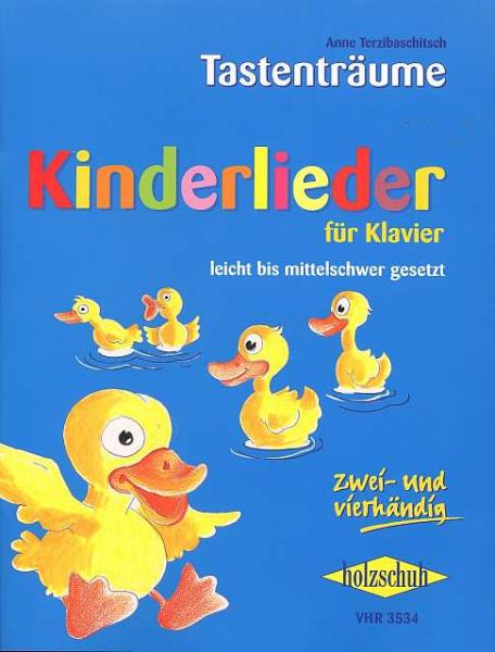 Kinderlieder für Klavier, Anne Terzibaschitsch, Klavier, zweihändig, vierhändig, Spielheft, Soloband, leicht-mittelschwer, Klavier spielen lernen, Klavier Noten