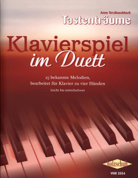 Klavierspiel im Duett, Anne Terzibaschitsch, Klavier vierhändig, Spielheft, leicht-mittelschwer, Klassik, Volkslied, Traditionals, Spirituals, Pop, musizieren zu zweit, Klavier Noten