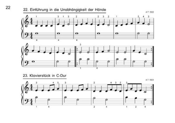 Kleine Hände - flinke Finger Band 2, Anastasia Tsarchatzidou, Georg Bühler, Klavier-Solo, Ergänzungsheft, sehr leicht-leicht, für Kinder ab 4 Jahren, kindgerecht, Fingerübungen, Spielstücke, Klavierunterricht, Klavierschüler, Anfänger am Klavier, Spielhef