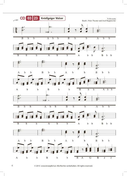 Klingende Ziachorgel, Peter Thurner, Josef Rupprechter, Steirische Harmonika, Griffschrift, Spielheft, Soloband, 19 innovative Stücke, für Bühne & Konzert, Klassiker der Volksmusik, bekannte Volkslieder, traditionelle Volksweisen, Neubearbeitungen, modern