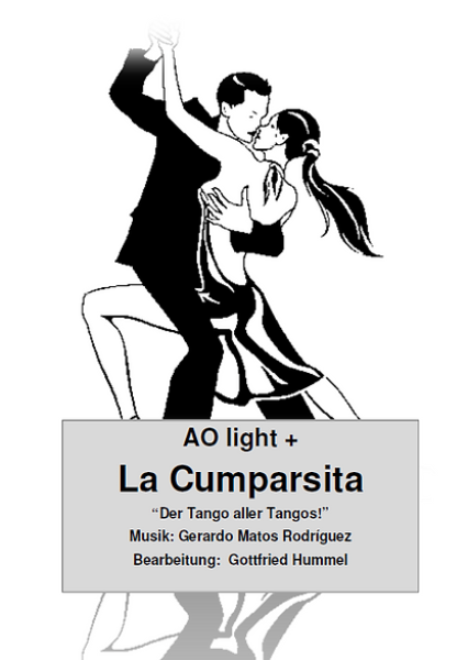 La Cumparsita, Tango, Gerardo Matos Rodriguez, Gottfried Hummel, Akkordeonorchester, Klassiker, leicht-mittelschwer, Easy-Stimme, Akkordeon Noten