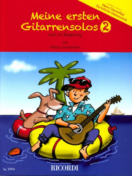 Meine ersten Gitarrensolos 2, Maria Linnemann, Spielheft für 1-2 Gitarren, Soloband, mit 2. Stimme, leicht, Gitarre spielen lernen, erste Spielstücke, Gitarren Noten, Gitarrenunterricht, Cover