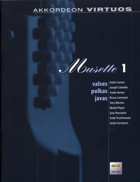 Musette 1, Markus Poecksteiner, Manuela Kloibmüller, Akkordeon-Solo, Standardbass MII, Spielheft, Soloband, Valse Musette, Polka, Java, mittelschwer-schwer, Akkordeon Noten, Cover