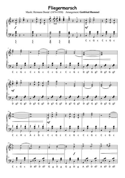 Musik, Musik - das neue Marsch-Album, Gottfried Hummel, Akkordeon-Solo, Standardbass MII, Marschmusik, Spielheft, Soloband, mittelschwer, Akkordeon Noten