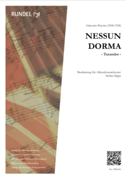 Nessun Dorma, Giacomo Puccini, Stefan Hippe, Akkordeonorchester, Oper, Arie, Opernarie, Turandot, Konzertstück, mittelschwer, Akkordeon Noten, Cover