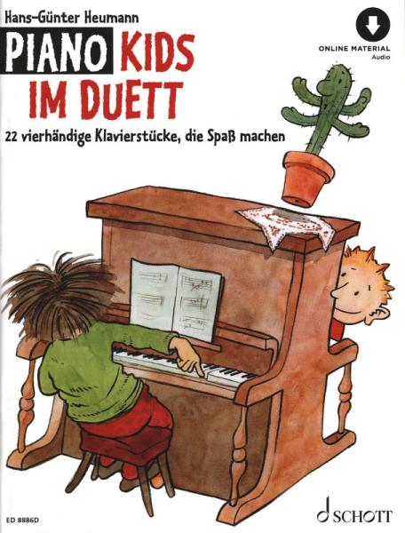 Piano Kids im Duett, Hans-Günter Heumann, Klavier vierhändig, Spielheft, Duoband, sehr leicht bis leicht, Klavierunterricht, musizieren zu zweit, Klavier Noten, Cover
