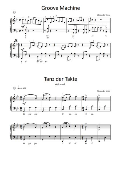 Akkordeon Rhythmix 2, Alexander Jekic, Akkordeon-Solo, Standardbass MII, Spielheft, Begleitheft, Soloband, leicht, Anfänger, Unterricht, Konzerte, Vorspiele, Wettbewerbe, Wertungsspiele, Akkordeon Noten, Beispielseite