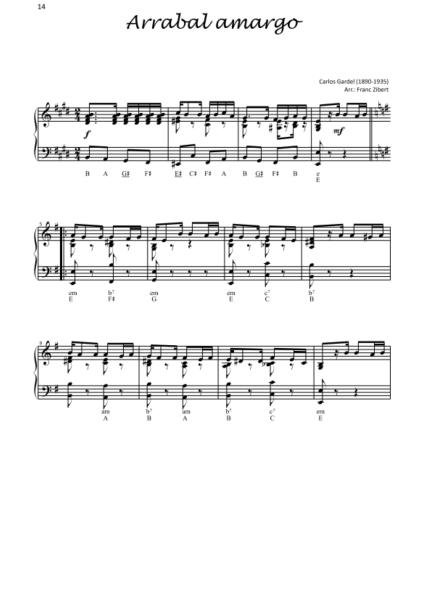 Ritmo de Tango, Carlos Gardel, Enrique Saborido, Eduardo Arolas, Manuel Jovés, Franc Zibert, Akkordeon-Solo, Standardbass MII, Spielheft, Soloband, inkl. Online-Audio, mittelschwer+, Akkordeon Noten, Demoseite