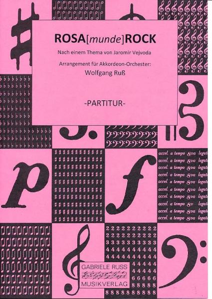 ROSA[munde]ROCK, Jaromir Vejvoda, Wolfgang Ruß, Akkordeonorchester, Rock-Polka, leicht-mittelschwer, Akkordeon Noten