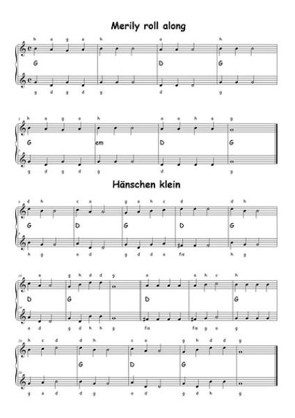 Saite an Saite - Spielzeit zu zweit, Gottfried Hummel, Gitarre, zweistimmig, Spielheft, diverse Genres, Folksongs, Volkslieder, Klassik, Traditionals, Evergreens, leicht, Gitarren Noten, Spielstücke, Gitarre spielen lernen, Notenbeispiel