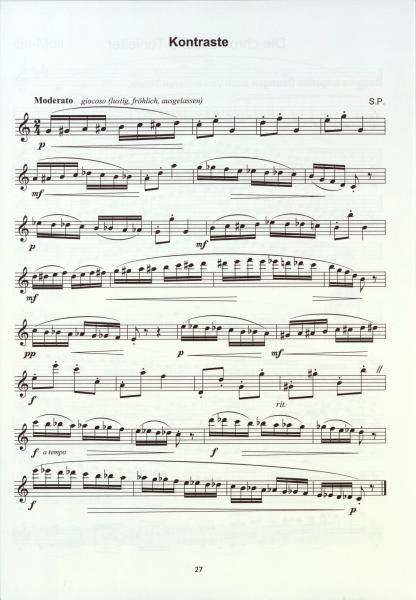 Übungsheft D2 für Saxophon, Siegfried Pfeifer, Prüfungsvorbereitung, D-Lehrgang, Tonleitern, Dreiklänge, Einzelunterricht, Gruppenunterricht, Spielstücke, Vortragsstücke, leicht, Musiktheorie, praxisorientiert, Saxophon Noten, Einblick ins Heft