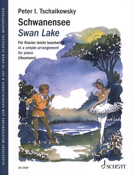 Schwanensee, Pjotr Iljitsch Tschaikowsky, Hans-Günter Heumann, Klavier, Spielheft, Soloband, Ballettoper, Klavierstücke, mittelschwer, Klavier Noten, Cover