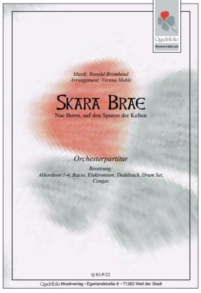 Skara Brae, Ronald Bromhead, Verena Mehls, Akkordeonorchester, Atlantis Schottlands, mittelschwer, Dudelsack, Kelten, Highlands, Akkordeon Noten