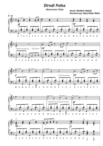 So wie früher, Norbert Maisel, Hans Peter Klein, Akkordeon-Solo, Standardbass MII, rustikale Spielstücke, Volksmusik, Spielheft, Soloband, mittelschwer, Akkordeon Noten, Blick in die Noten