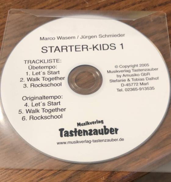 Starter Kids 1 Playalong Übe-CD, Einspielungen in Übe- und Originaltempo, Jürgen Schmieder, Marco Wasem, Schülerorchester, Spielgruppe, Akkordeonorchester, erste Orchesterstücke, Anfänger, sehr leicht, Originalkomposition, erste Originalmusik, Akkordeon N
