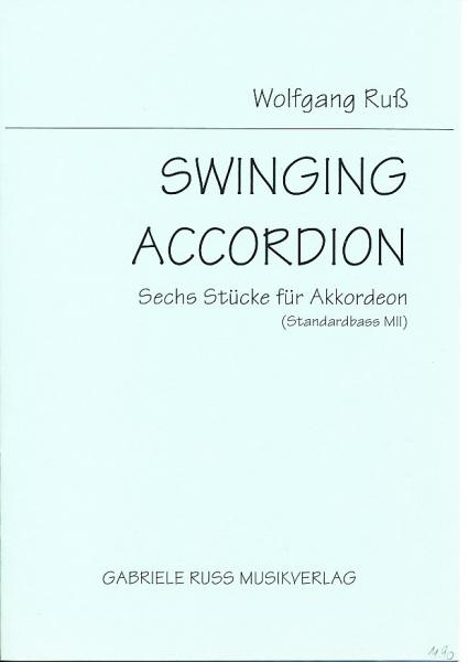 Swinging Accordion, Wolfgang Ruß, Akkordeon-Solo, Standardbass MII, Spielheft, Soloband, mittelschwer, Akkordeon Noten