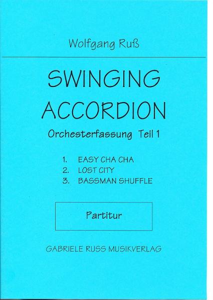 Swinging Accordion Teil 1, Wolfgang Ruß-Plötz, Akkordeon-Orchester, leicht-mittelschwer, Akkordeon Noten