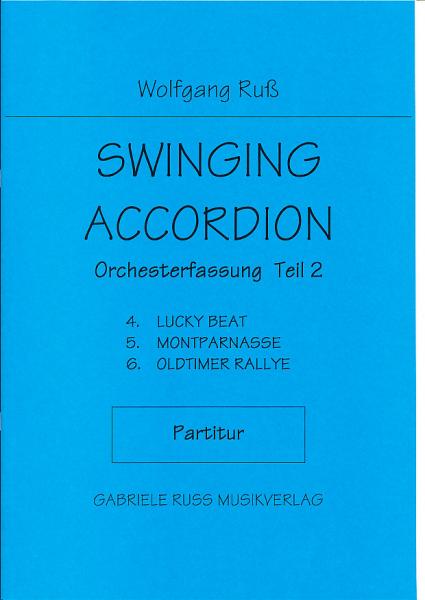 Swinging Accordion Teil 2, Wolfgang Ruß-Plötz, Akkordeon-Orchester, leicht-mittelschwer, Akkordeon Noten