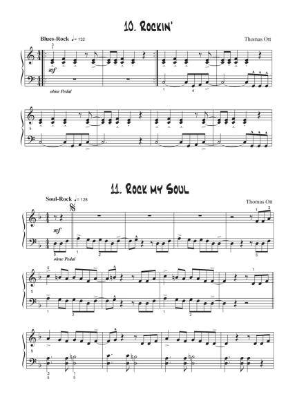 Modern Piano Styles - Band 1, Thomas Ott, Klavier Solo, Klaviernoten, leicht-mittelschwer, 2. Stimme in C und Bb