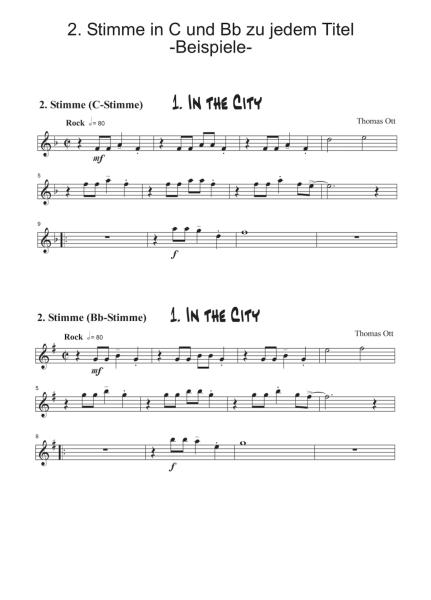 Modern Piano Styles - Band 1, Thomas Ott, Klavier Solo, Klaviernoten, leicht-mittelschwer, 2. Stimme in C und Bb