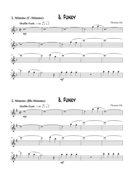 Modern Piano Styles - Band 2, Thomas Ott, Klavier Solo, Klaviernoten, mittelschwer, 2. Stimme in C und Bb