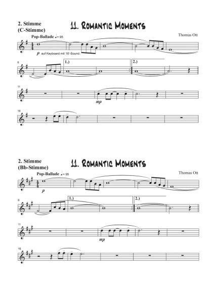 Modern Piano Styles - Band 2, Thomas Ott, Klavier Solo, Klaviernoten, mittelschwer, 2. Stimme in C und Bb