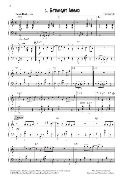 Modern Piano Styles - Band 3, Thomas Ott, Klavier Solo, Klaviernoten, mittelschwer-schwer, 2. Stimme in C und Bb