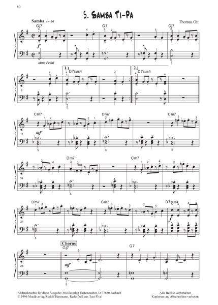 Modern Piano Styles - Band 3, Thomas Ott, Klavier Solo, Klaviernoten, mittelschwer-schwer, 2. Stimme in C und Bb