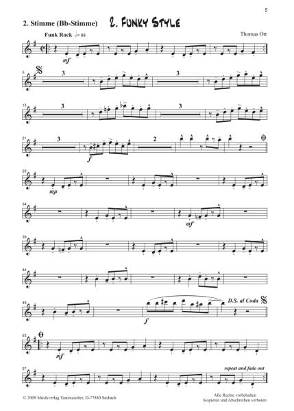 Modern Piano Styles - Band 3, Thomas Ott, Klavier Solo, Klaviernoten, mittelschwer-schwer, 2. Stimme in C und Bb
