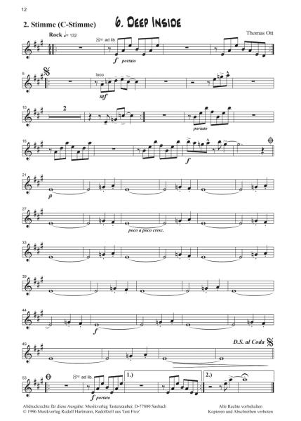 Modern Piano Styles - Band 3, Thomas Ott, Klavier Solo, Klaviernoten, mittelschwer-schwer, 2. Stimme in C und Bb