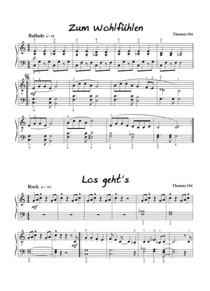 Echt stylisch!, Thomas Ott, Klavier-Solo, Spielheft, Soloband, leicht, Klavier Noten