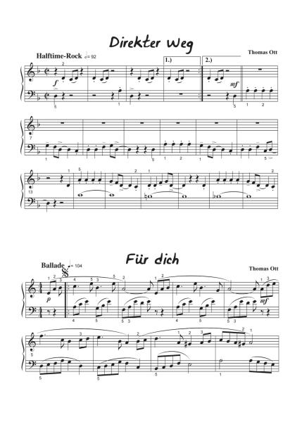 Echt stylisch!, Thomas Ott, Klavier-Solo, Spielheft, Soloband, leicht, Klavier Noten