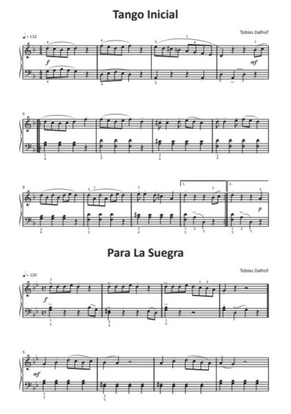 Einfach schöne Tangos für Klavier, Probeseite, Tobias Dalhof, Klavier-Solo, Spielheft, Soloband, leicht, Konzert, Vorspiel, Klavierunterricht, Klavier Noten