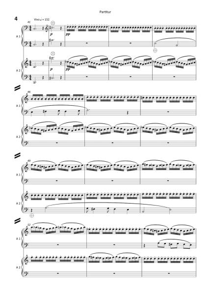 2 SMS - Two Short Music Stories, Stefan Hippe, Originalomposition für Akkordeon Duo, Melodiebass MIII, schwer, Duett, zweisätzig, Duo-Band, Akkordeon Noten