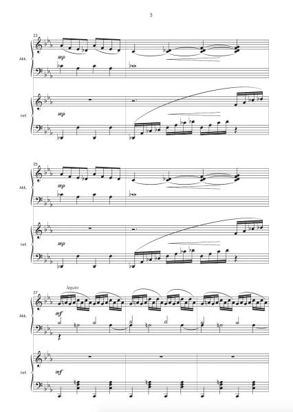 Momo, Andreas Nebl, Akkordeon, Harfe, Melodiebass MIII, leicht, Akkordeon Plus, Kammermusik, Duo, Duett, Akkordeon Noten