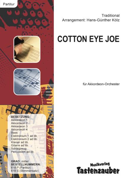 Cotton Eye Joe, Rednex, Hans-Günther Kölz, Akkordeonorchester, mittelschwer, Megahit, Folk Music, Folksong, Country-Musik, Eurodance, Akkordeon Noten, Cover