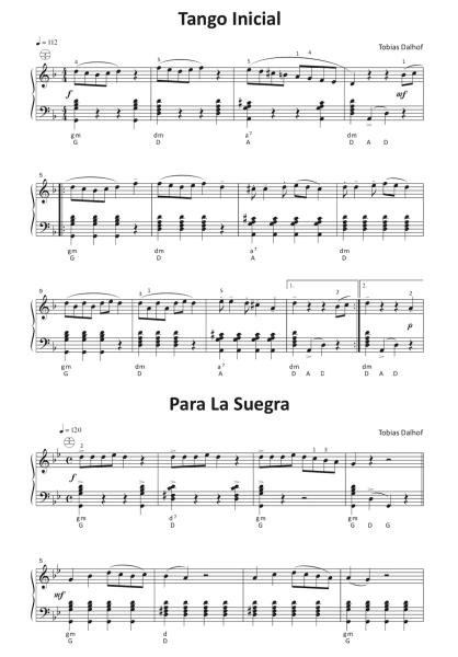 Einfach schöne Tangos, Tobias Dalhof, Akkordeon-Solo, Standardbass MII, Spielheft, Soloband, Vorspiel, Konzert, Akkordeonunterricht, leicht, Anfänger, Wiedereinsteiger, Akkordeon Noten