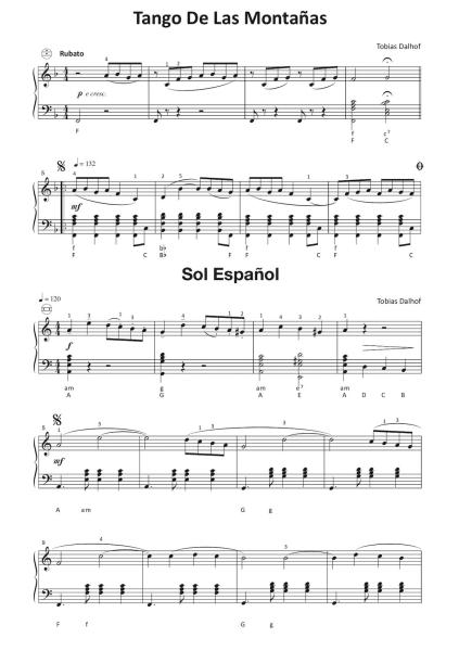 Einfach schöne Tangos, Tobias Dalhof, Akkordeon-Solo, Standardbass MII, Spielheft, Soloband, Vorspiel, Konzert, Akkordeonunterricht, leicht, Anfänger, Wiedereinsteiger, Akkordeon Noten