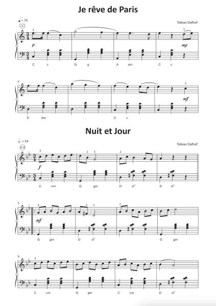 Einfach schöne Musette-Walzer, Tobias Dalhof, Akkordeon-Solo, Standardbass MII, Spielheft, Soloband, Vorspiel, Konzert, Akkordeonunterricht, leicht, Anfänger, Wiedereinsteiger, Akkordeon Noten, Probeseite