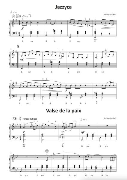 Einfach schöne Musette-Walzer, Tobias Dalhof, Akkordeon-Solo, Standardbass MII, Spielheft, Soloband, Vorspiel, Konzert, Akkordeonunterricht, leicht, Anfänger, Wiedereinsteiger, Akkordeon Noten, Notenbeispiel